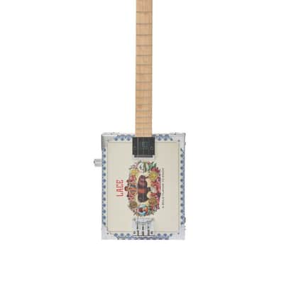 Electric Cigar Box Guitar Buffalo Bull 3 String - Left Hand image 4