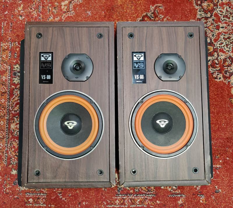 Samalens ミレジム 1980年 木箱付き Pair of Cerwin-Vega VS-80 Speakers 1990s | Reverb