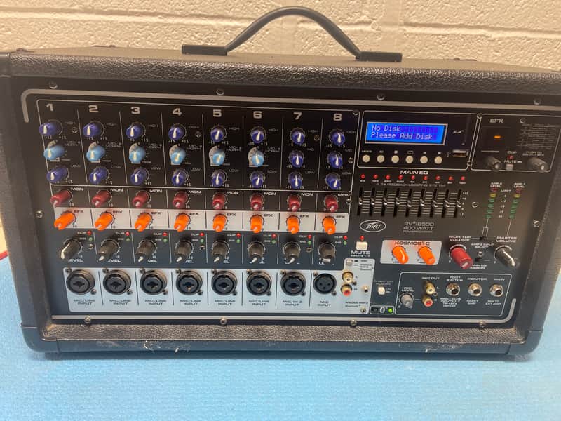 Peavey PVi 8500 Powered Mixer *READ DESCRIPTION* 2010s - Black image 1