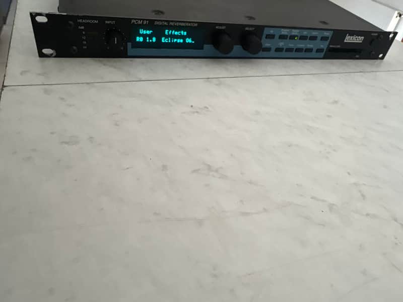 Lexicon PCM 91 Digital Reverberator 1990s - Black image 1