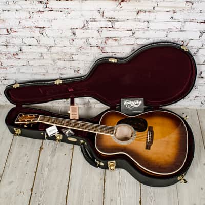 Martin Custom Shop M/0000-Size 42-Style - Swiss Spruce/Flame Maple Back, Sides, Neck - Ambertone x6411 USED image 12