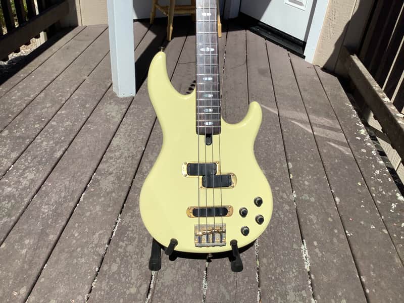 Yamaha BB3000A 1986 Cream White Active MIJ Bass Guitar image 1