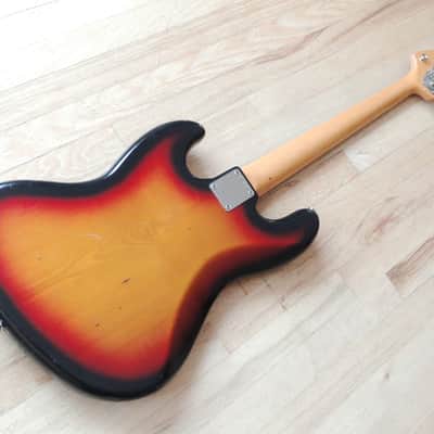 1982 Squier JV '62 Jazz Bass Sunburst Japan MIJ Fender USA Custom Shop Pickups image 13