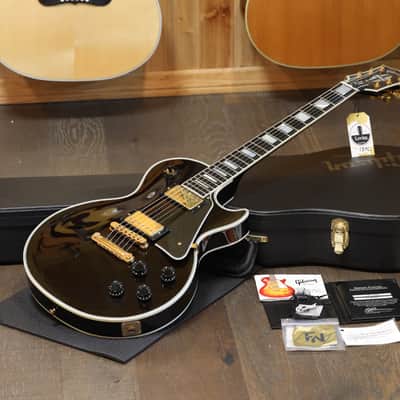 2008 Gibson Custom Shop Les Paul Custom w/ Ebony FB Electric Guitar Oxblood + COA OHSC