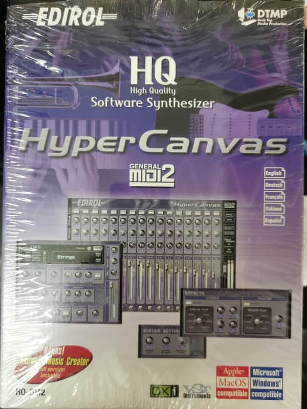 Edirol HQ-GM2 Hyper Canvas Vintage VST Synthesizer image 1