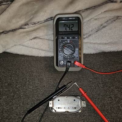 Gibson 7.42 ohms Stamped Patent Number Humbucker Pickup image 3