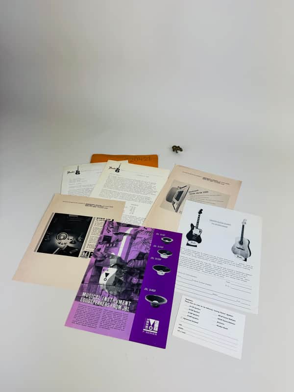 Fender JBL F-Series Dealer Pack- Super Rare! 1966 image 1