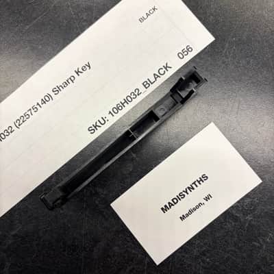 ORIGINAL Roland Replacement SHARP/BLACK Key (106H032) for Juno-6/60/106, Jupiter-6/8, HS-60, SH-101, VK-09, JX-3P, HS-10/Juno-1, System 100m 184, etc image 2