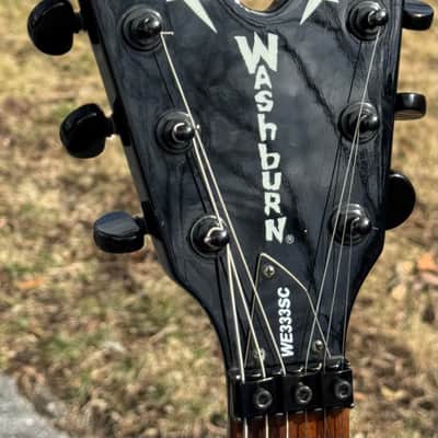2006 Washburn Dimebag Darrell Signature WE333SC Snow Camo Dime ML Camouflage Pantera image 4