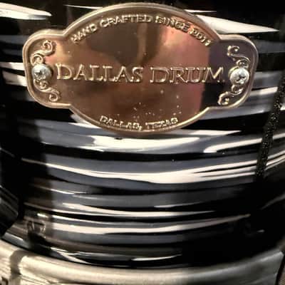 Dallas Drum 14x6.5 Maple Snare - Black Oyster image 2