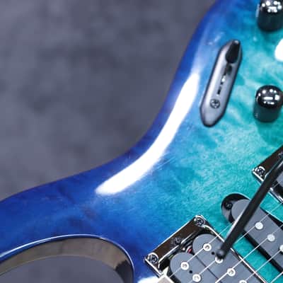 Ibanez S670QM Standard S Series Sapphire Blue Quilted Maple Top Electric Guitar image 11