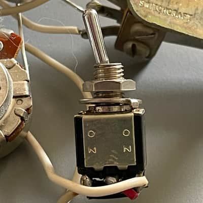 Vintage 1973 USA Guild S-100 Polara Wiring Harness Stackpole Switchcraft 2 Volume / 2 Tone / 3 Way Switch Possibly Fits Jetstar image 14