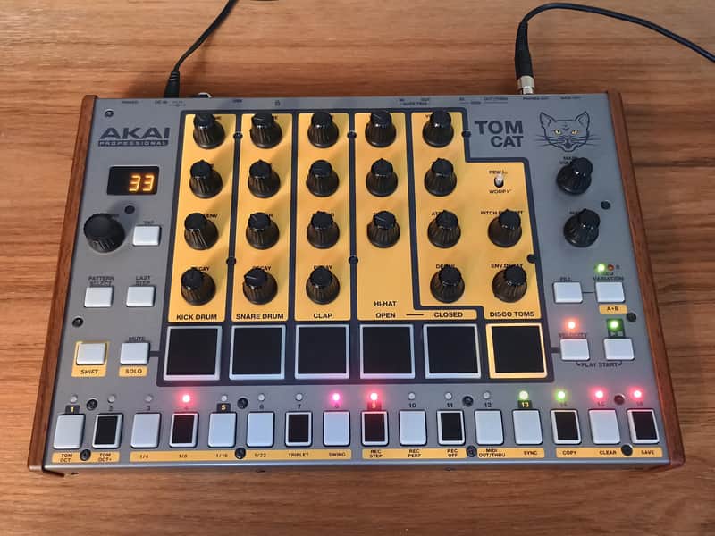 Akai Tom Cat Analog Drum Machine 2015 - Present - Yellow image 1
