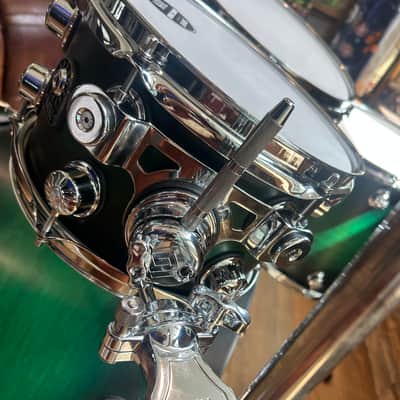 Natal Cafe Racer drum set satin green burst image 6