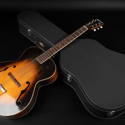 1936 Kalamazoo KG-31 - Sunburst | USA Gibson Vintage Pre War Archtop Jazz Acoustic Guitar K&K Pure Mini Pickup 1.86kg | Case image 22