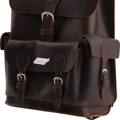 Authentic Gretsch Leather BackPack Brown Lmt Ed 922-4527-100 image 3