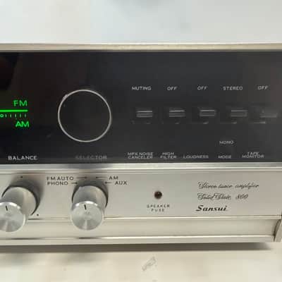 Sansui 800 Vintage Stereo Receiver – New LED Lamps/No FM – Tested imagen 8