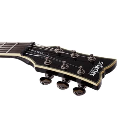 Schecter Solo-II Blackjack Electric Guitar - Black Gloss Finish image 11