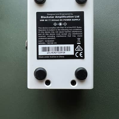 Blackstar Dept. 10 Boost 2021 - White image 3