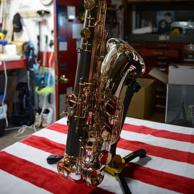 Sax Dakota SDTXG-606 2020-2024 Silver and Gold Plated, Lacquered, Black Onyx image 12