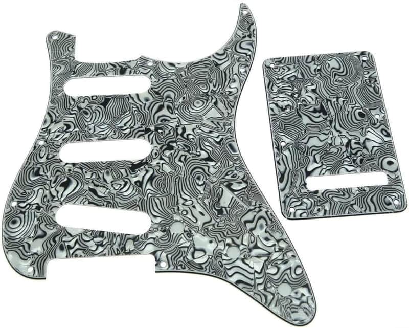 11 Hole Strat Pickguard Back Plate Trem Cover image 1