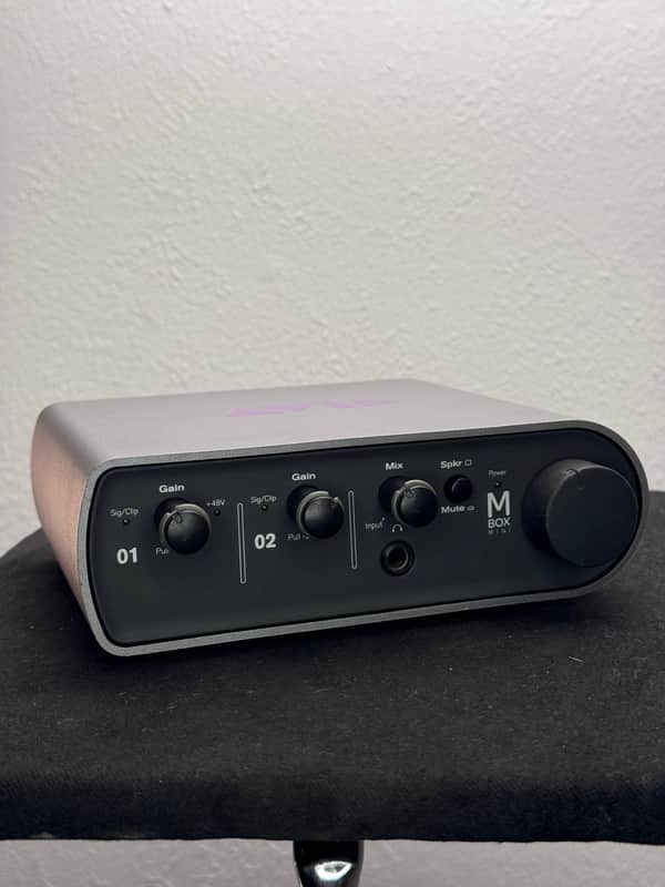 Avid MBox 3 Mini USB Audio Interface 2010s - Silver / Black image 1