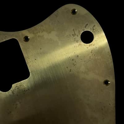 Jazzmaster Pickguard Scratchplate - USA 60s Vintage - Aged Brass - Made-to-Order image 5