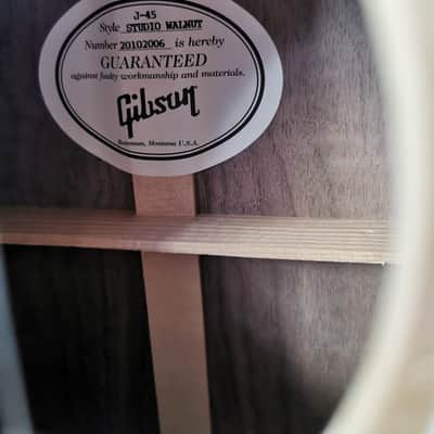 Gibson J-45 Studio Walnut 2022 Antique Natural image 6