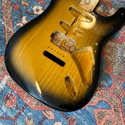 Marty Bell Stratocaster Body - 2-Tone Sunburst image 1