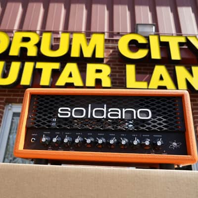 Soldano - Orange Tolex - Astro 20-Watt Tube Head NOS image 1