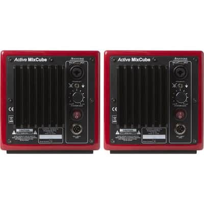 Avantone Pro AV-ARED Mixcube Active Reference Monitors (Red, Pair) - 5.25" image 4