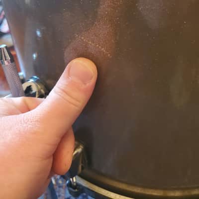 ddrum Dominion 16" Floor Tom - 2000s - Gray Sparkle image 6