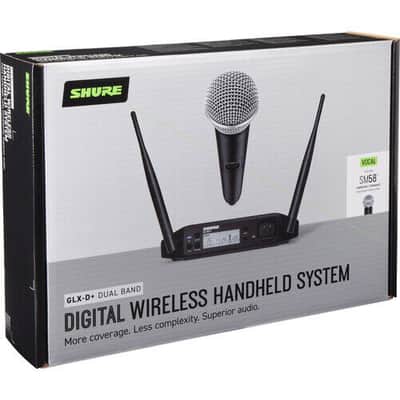 Shure GLXD24+/SM58-Z3 Digital Wireless Handheld System w SM58 Microphone + GM-1W bundle image 12