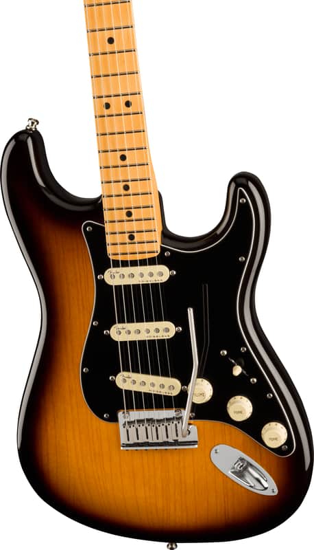 Fender American Ultra Luxe Stratocaster with Maple Fretboard 2-Color Sunburst image 1