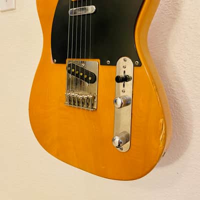 Double Eagle Telecaster ‘52 Ash Body One Piece Maple Neck Late 70’s Early 80’s - Butterscotch image 8