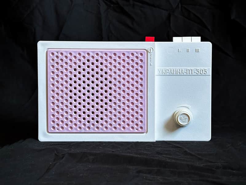 Vintage Bluetooth speaker "Ukraina PT-303", USSR, Soviet speaker, DIY, Handmade mod image 1