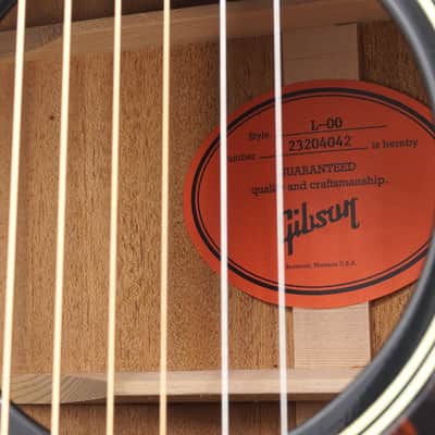 Gibson L-00 Original 2024 (Ebony) + Gibson Hard Case image 6