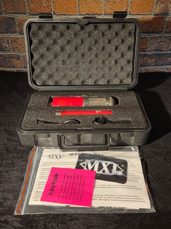 MXL 550/551R Ensemble Condenser Mic Recording Kit w/ Carrying Case & Mic Clips image 1