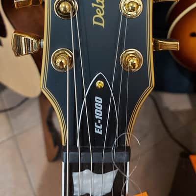 ESP LTD EC-1000 with Ebony Fretboard - Vintage Black image 4