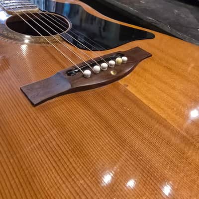 Early 1970's Univox MIJ Dreadnaught - Flame Maple Sunburst - Sold Woods - w/OHSC image 10
