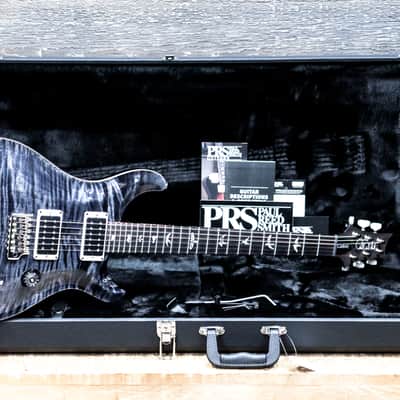 PRS Custom 24 Pattern Thin Neck Shape 85/15 Pickups Gray Black Electric Guitar w/Case image 11