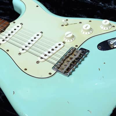 Fender Custom Shop 1960 Stratocaster Relic Sonic Blue 2001' image 2