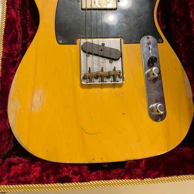 Fender telecaster USA custom shop 2014 - 52 HEAVY RELIC HS MN BLONDE image 2