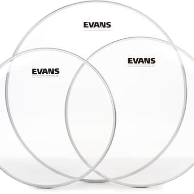 Evans G1 Clear 3-piece Tom Pack - 12/13/16 inch image 1