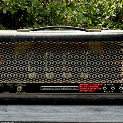 VINTAGE VAMP "VAMPOWER" MK III "AUDIO-PACK" 100 WATT - ALL ORIGINAL - EARLY 70'S - RARE - MADE IN UK image 2