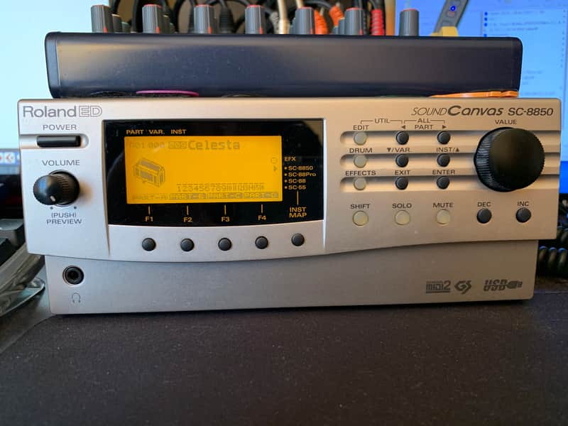 Roland ROLAND SC-8850 Sound Canvas 1999 - Gris Metal image 1