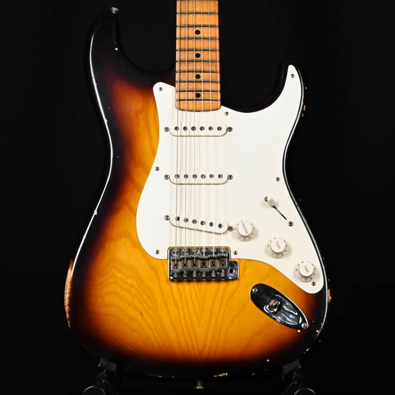 Fender Custom Shop Masterbuilt Vince Van Trigt Wildwood 10 '57 Stratocaster Journeyman- Faded Aged 2 Color Sunburst 2023 (R132772) image 1