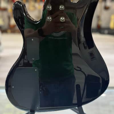Used Washburn XB-125 5 String Transparent Black TSS4731 image 6
