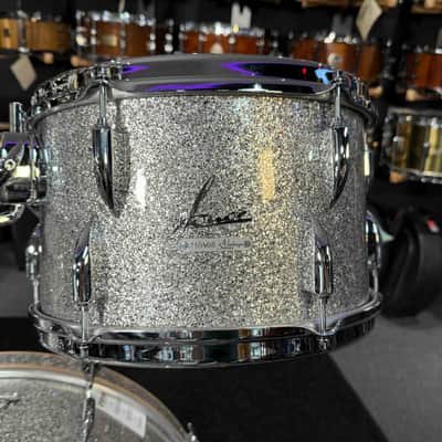 ~WOW!~ SONOR Vintage Series 3-Piece 13/16/22 Drum Kit Set in Vintage Silver Glitter w/ Single-Tom Holder image 4