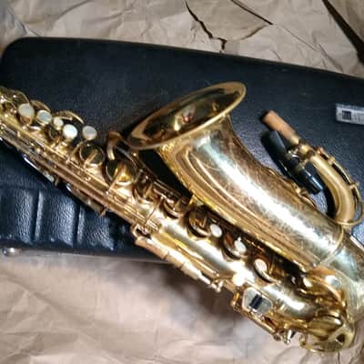 Conn Shooting-Stars Alto Saxophone, Mexico, Lacquered Brass, Good Condition, with case/neck/MP image 9
